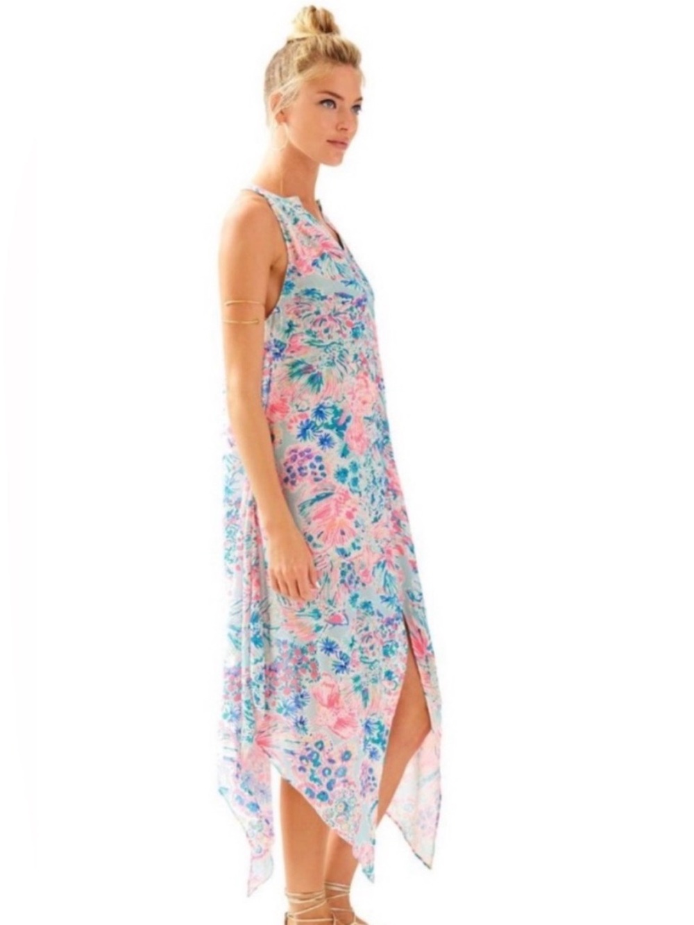 Lilly Pulitzer Floral Monica Beach Dress